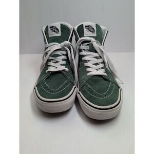 Vans Green Suede SK8-Hi Skate Shoes High Top Sneakers Women's 8.5, Mens 7